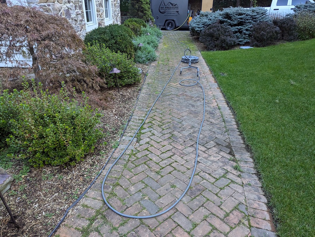 Brick paver cleaning and sanding Scranton pa 